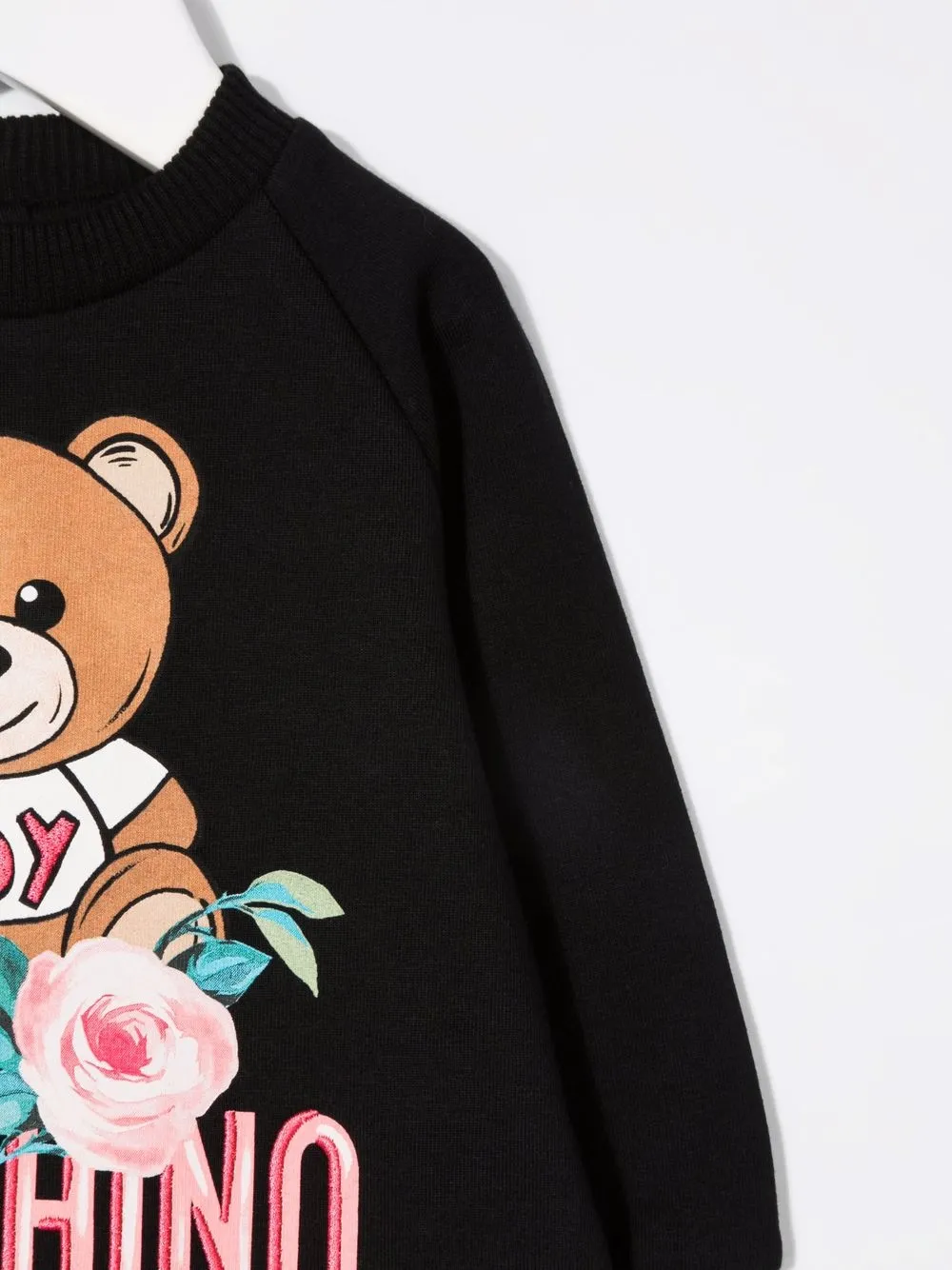 фото Moschino kids платье-толстовка teddy bear