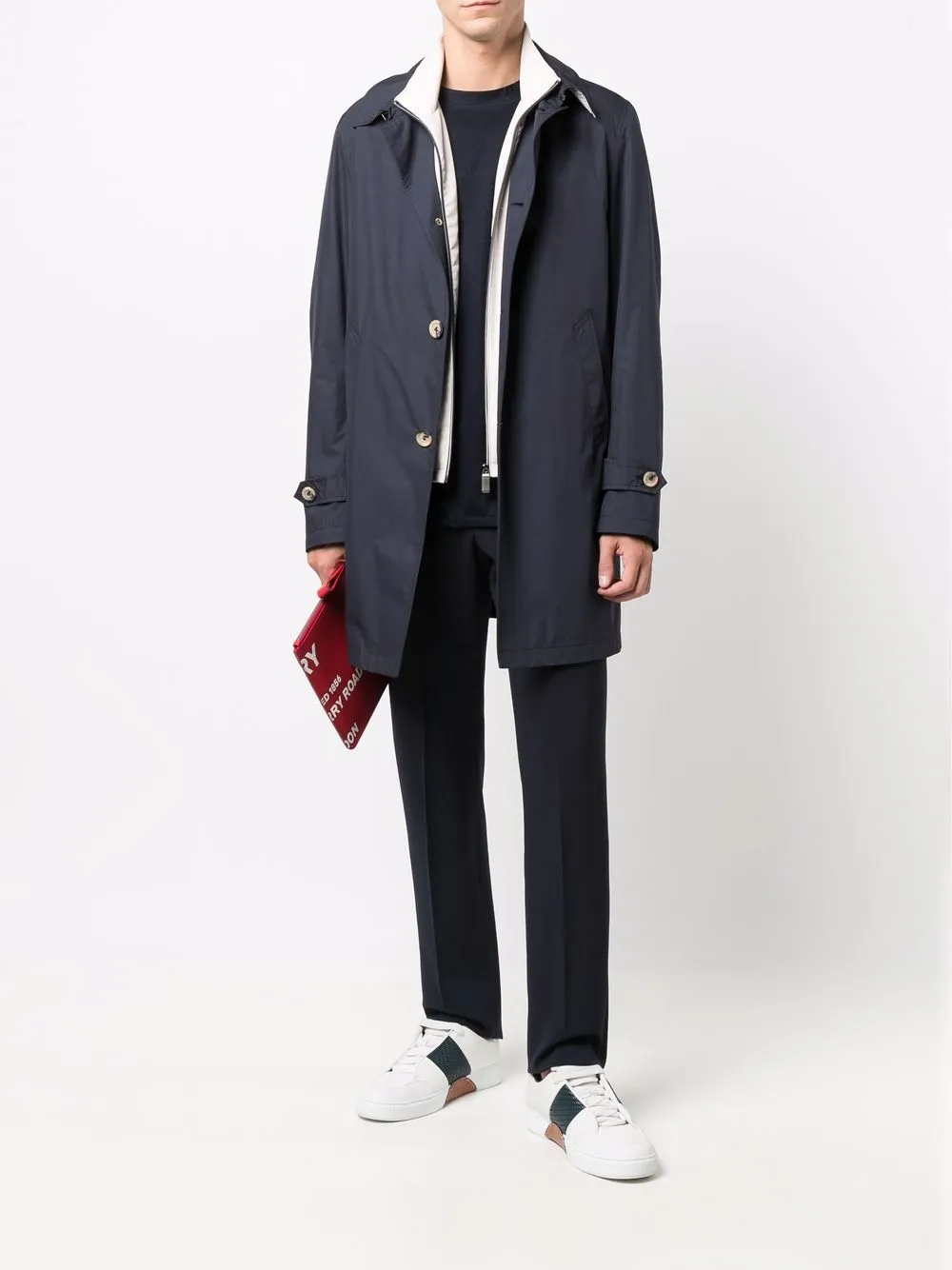 фото Kiton футболка из джерси с круглым вырезом