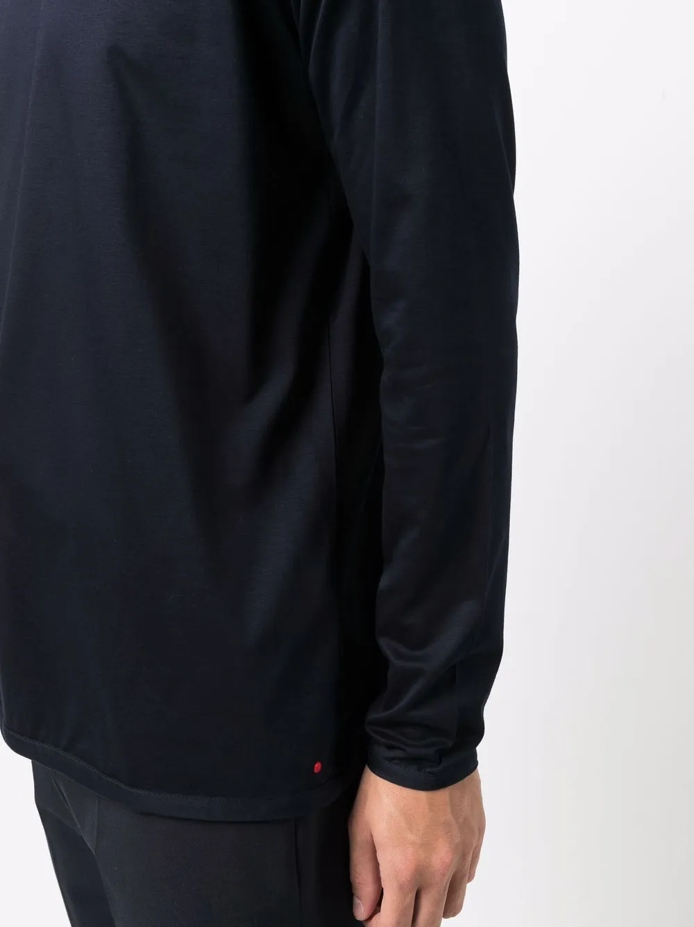 фото Kiton футболка из джерси с круглым вырезом