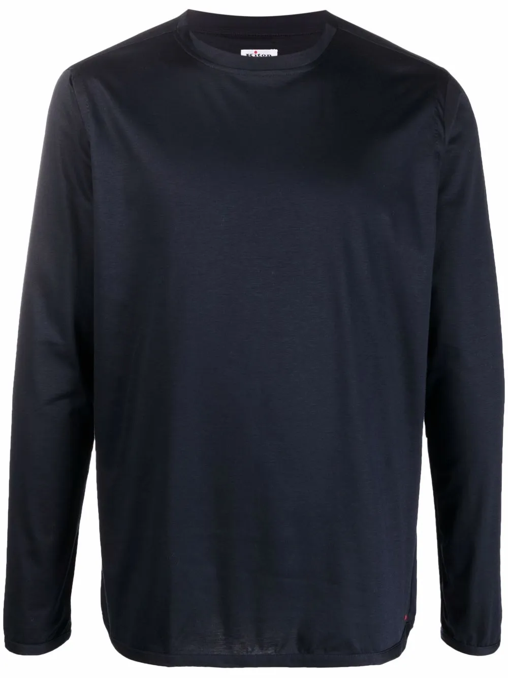 фото Kiton футболка из джерси с круглым вырезом