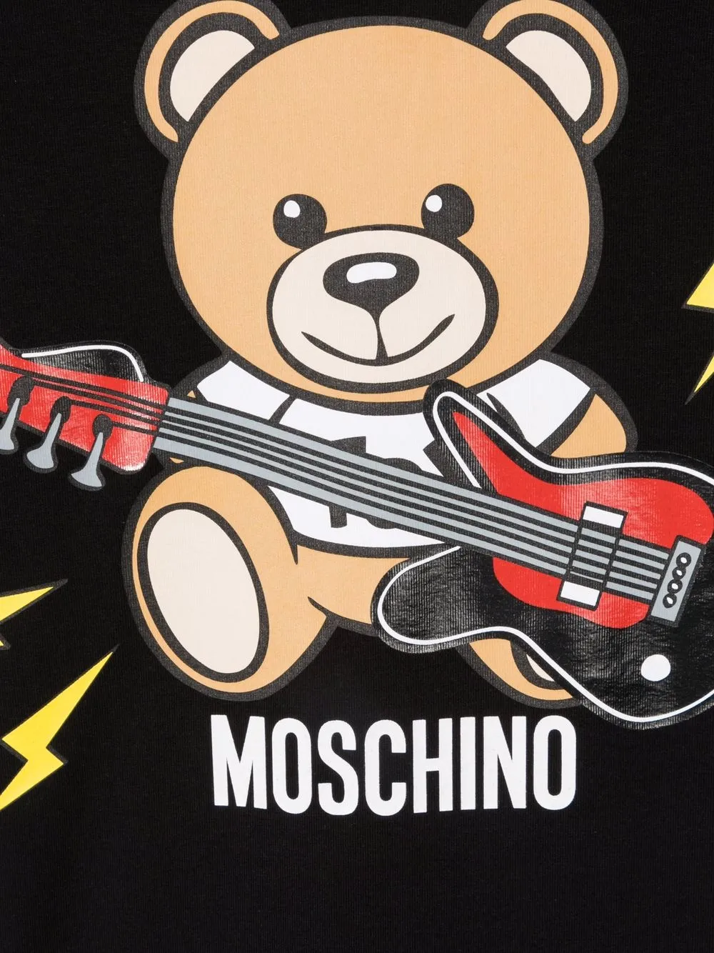 фото Moschino kids футболка с принтом toy bear
