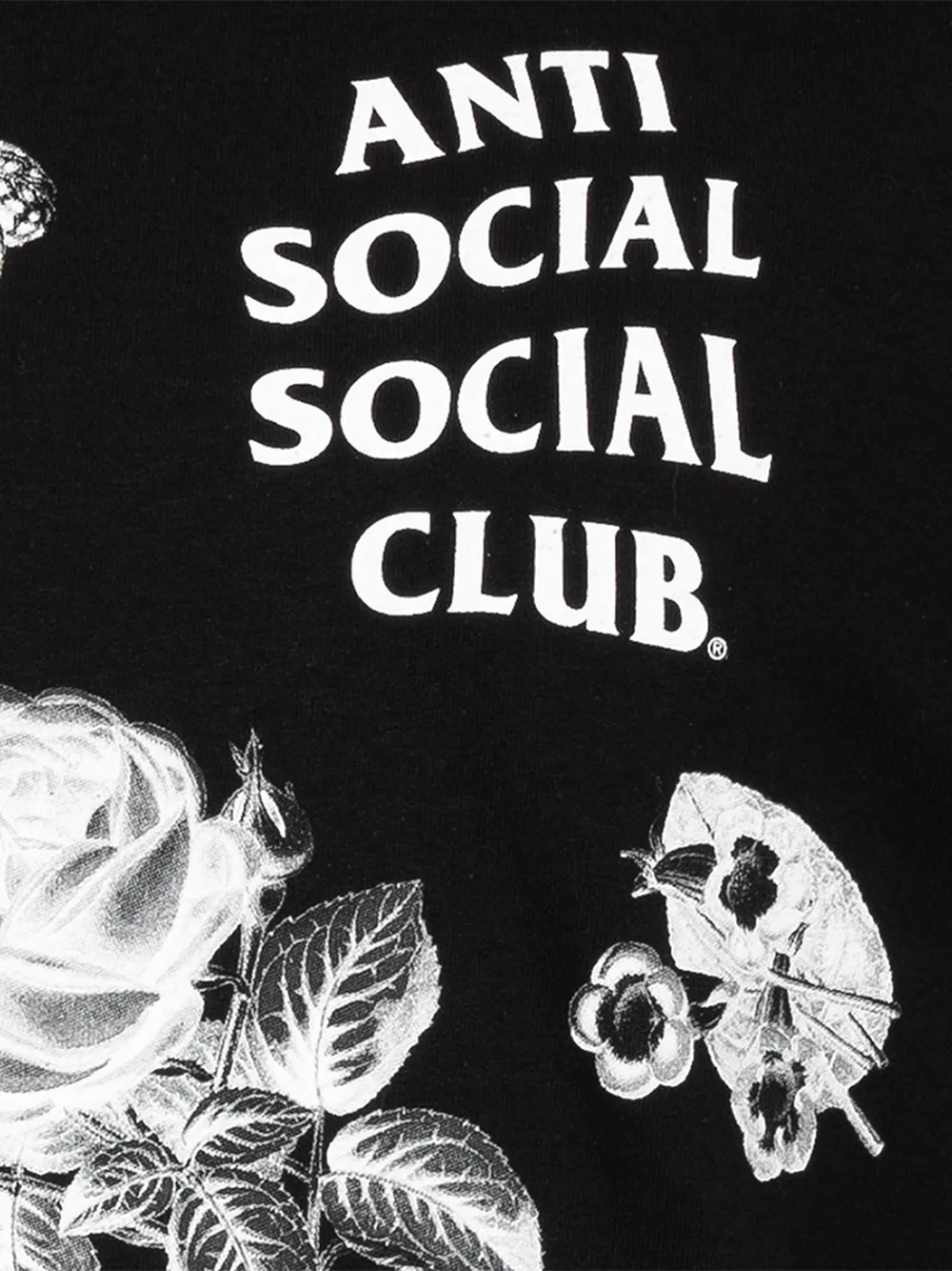 фото Anti social social club футболка strange arrangements с длинными рукавами