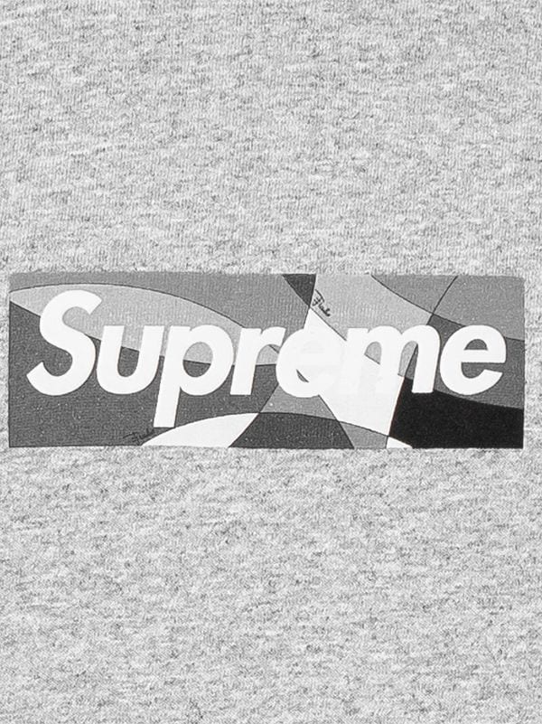 Supreme x Emilio Pucci Box Logo Crew Neck T shirt   Farfetch