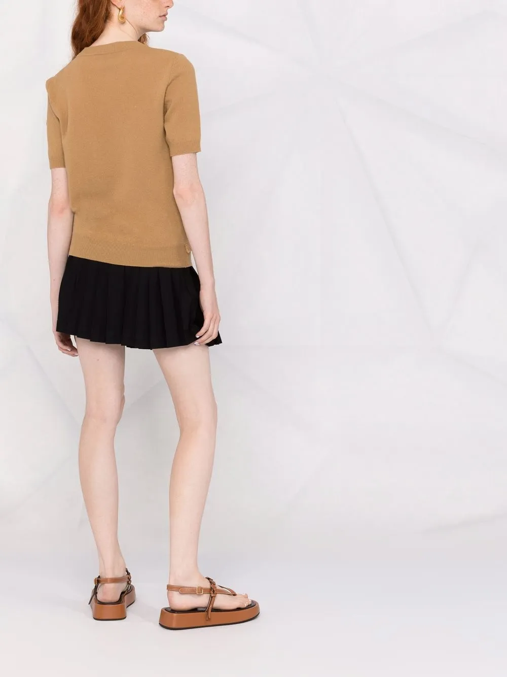 фото Moschino трикотажный топ potato field