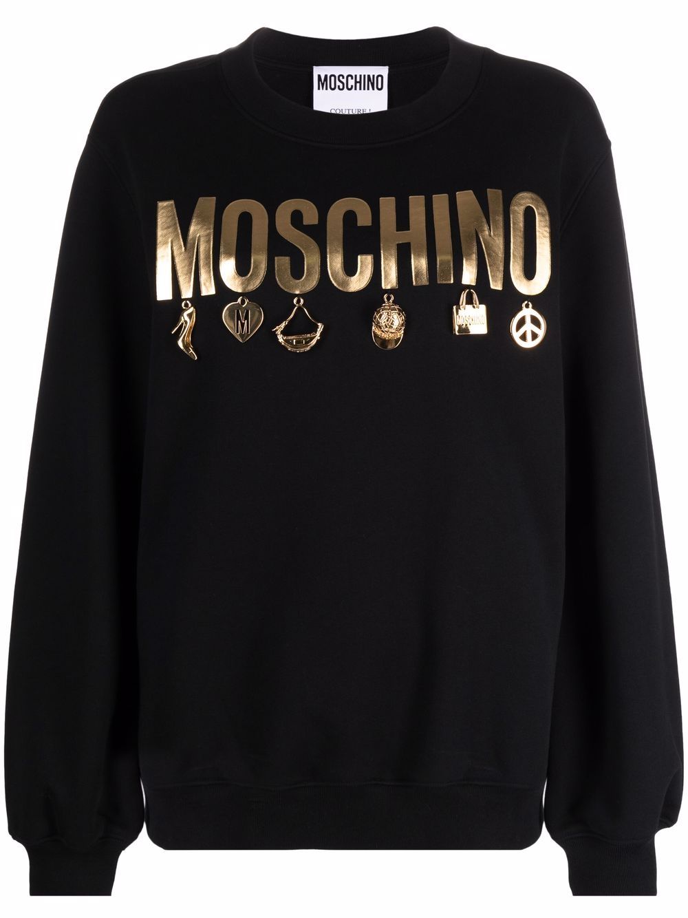 Moschino Iconic Charm Logo Sweatshirt - Farfetch
