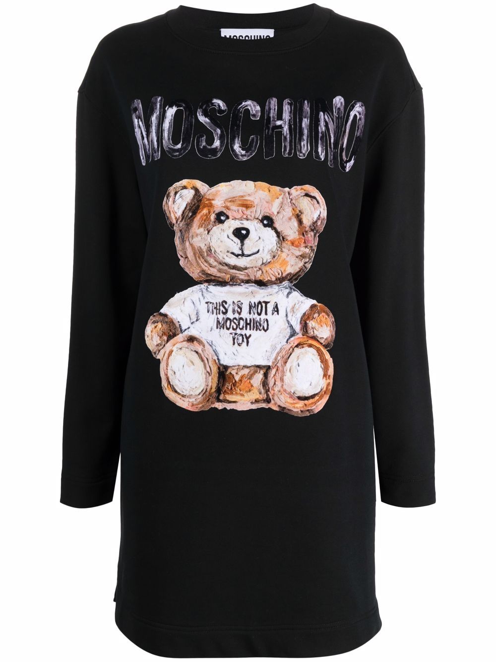 фото Moschino платье мини teddy bear
