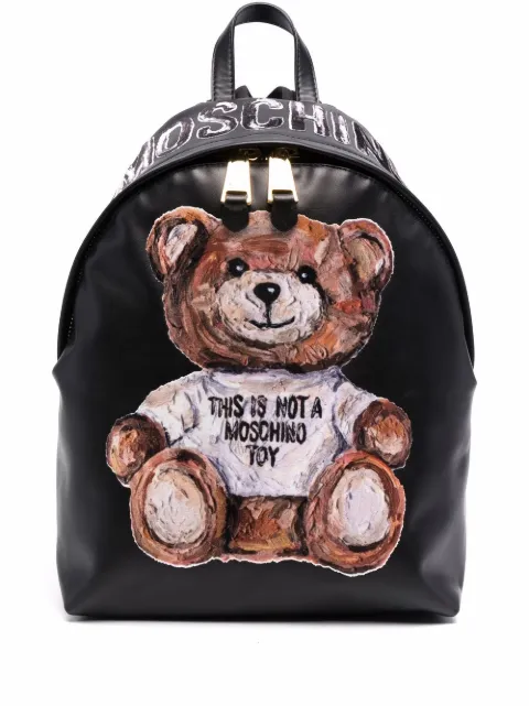 moschino backpack bear