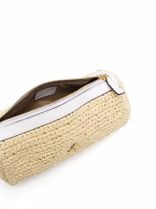 raffia cylinder shoulder bag展示图