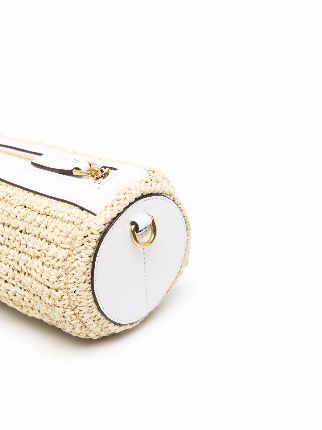 raffia cylinder shoulder bag展示图