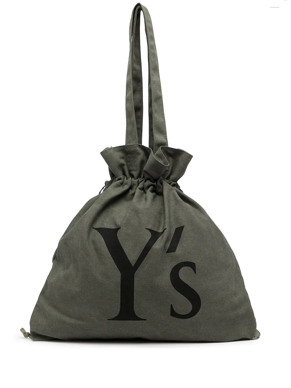Y's logo-print tote