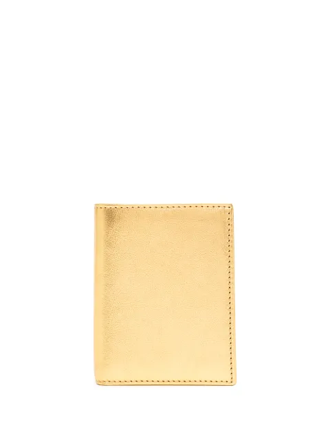 Comme Des Garçons Wallet metallic bi-fold cardholder