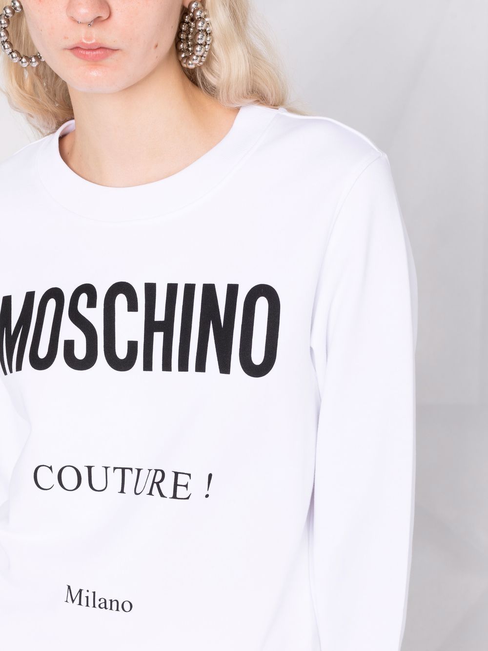 фото Moschino толстовка с логотипом