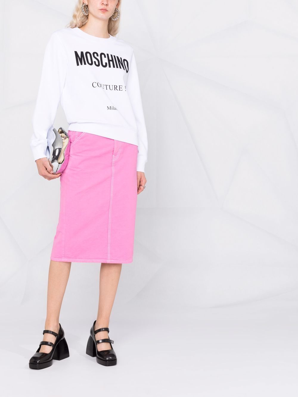 фото Moschino толстовка с логотипом