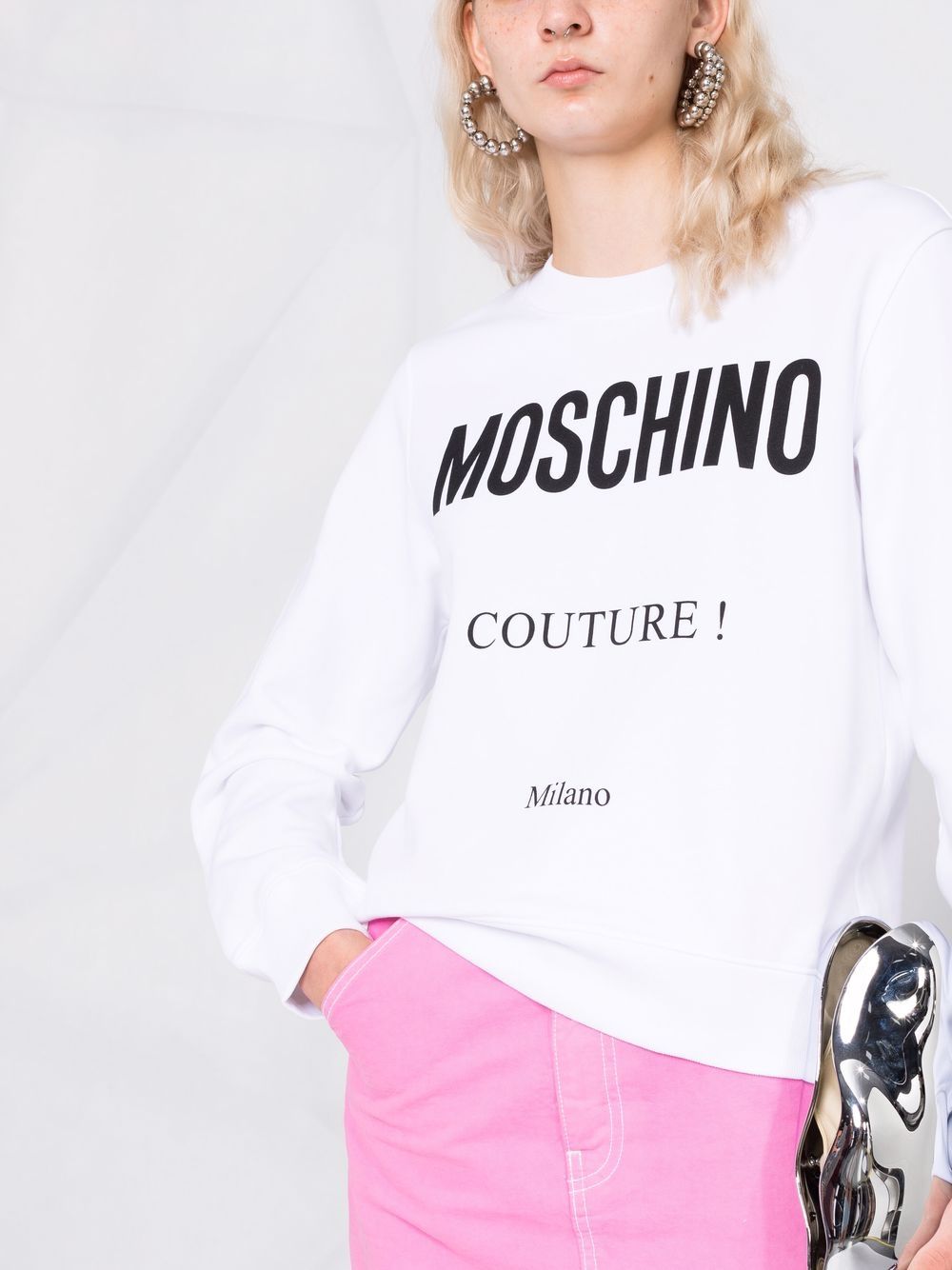 фото Moschino толстовка с логотипом