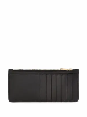 Porta carte di credito verticale in vitello con logo stampato in Nero da  Uomo | Dolce\u0026Gabbana®