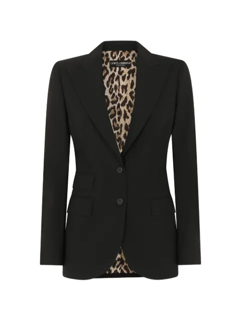 Dolce & Gabbana blazer con solapas de pico