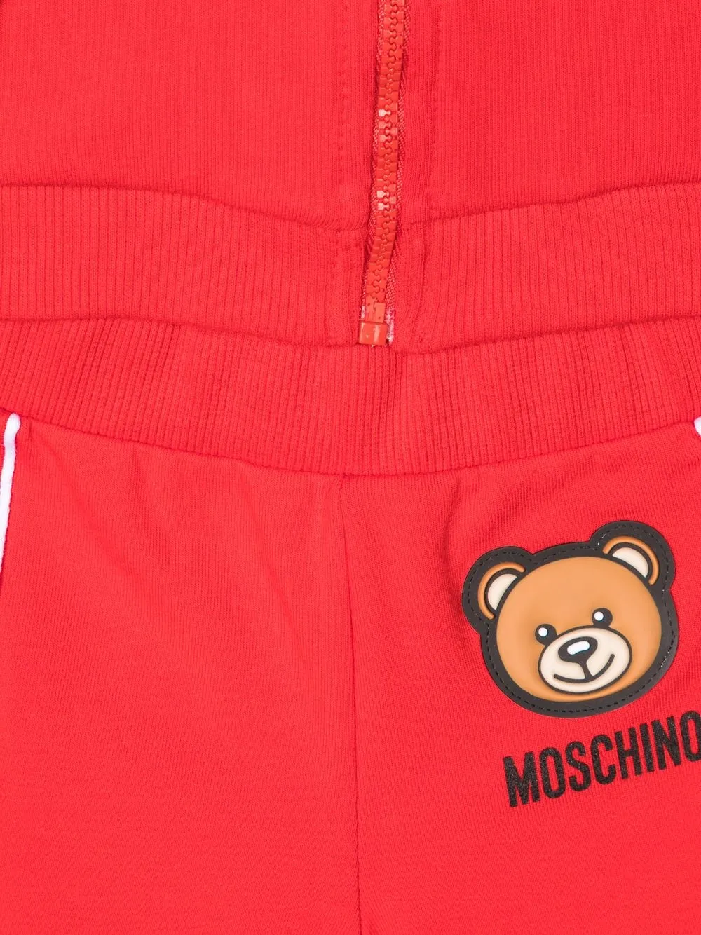 фото Moschino kids спортивный костюм с принтом teddy bear