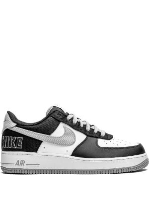 white black silver air force 1