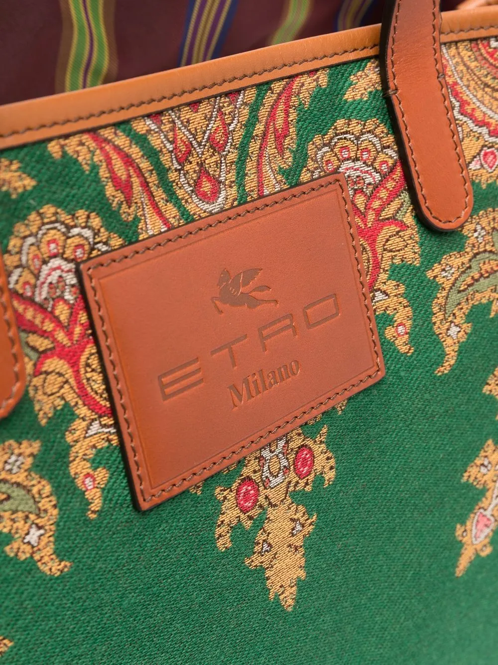 фото Etro сумка-тоут с принтом пейсли