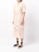 Lee Mathews graphic floral-print dress