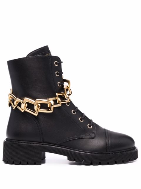 Giuseppe Zanotti - lace-up leather boots