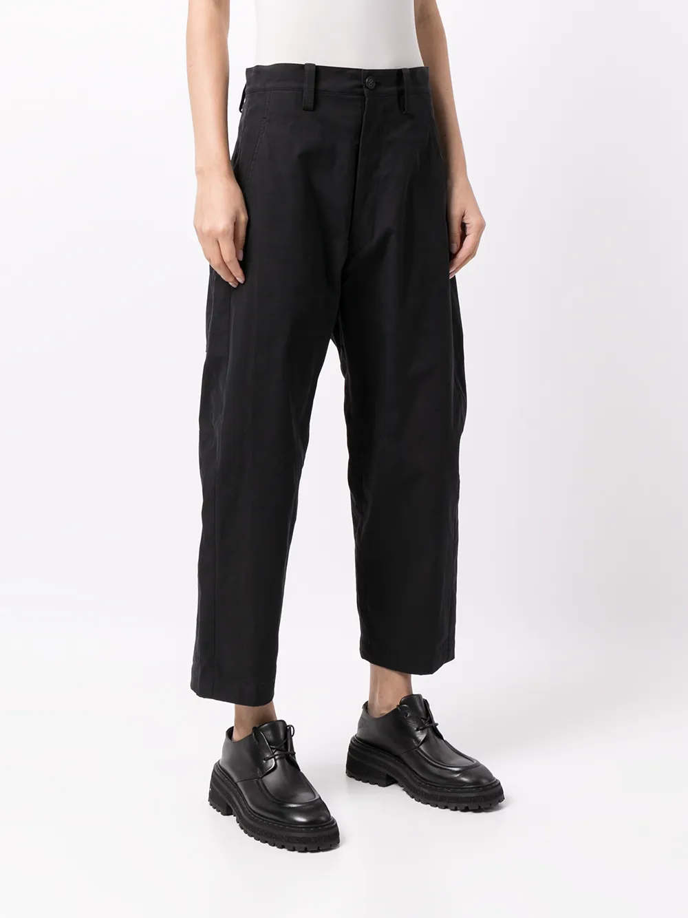 фото Yohji yamamoto брюки с завышенной талией