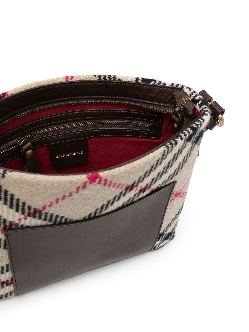 фото Burberry pre-owned сумка через плечо в клетку nova check