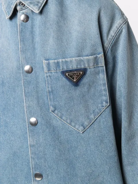 prada top denim