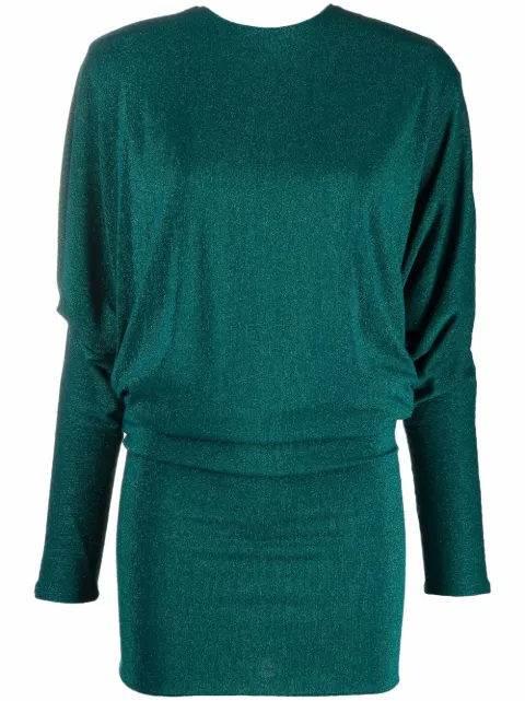 Alexandre Vauthier wide-shoulder knitted dress