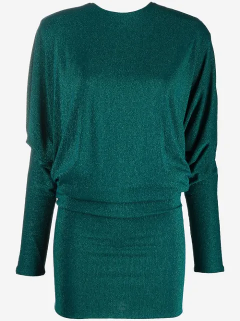 Alexandre Vauthier wide-shoulder knitted dress