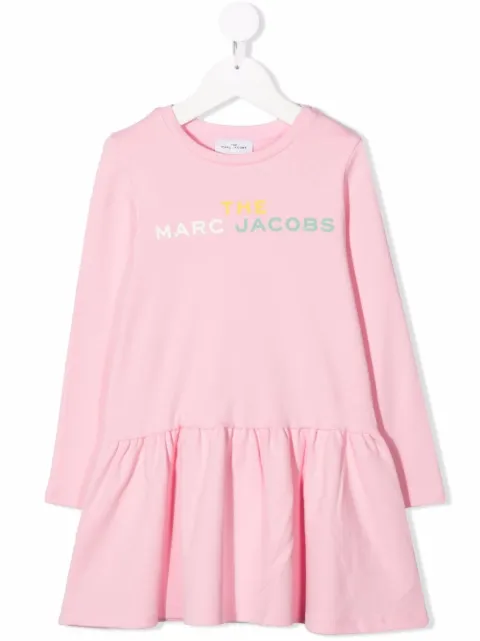 Marc Jacobs Kids logo-print long-sleeved dress