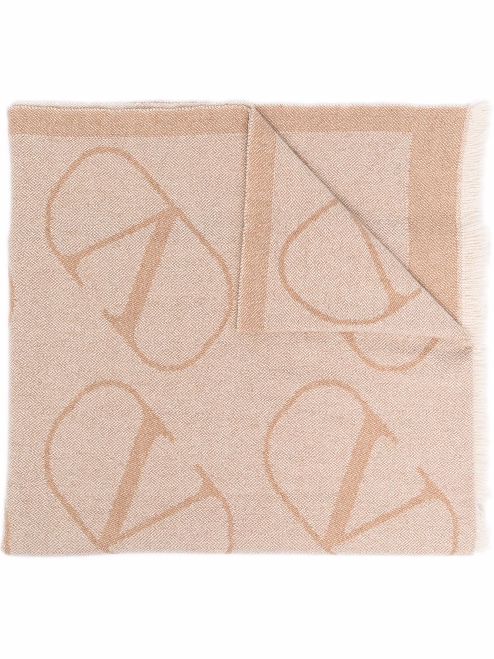 фото Valentino шарф вязки интарсия с логотипом vlogo signature