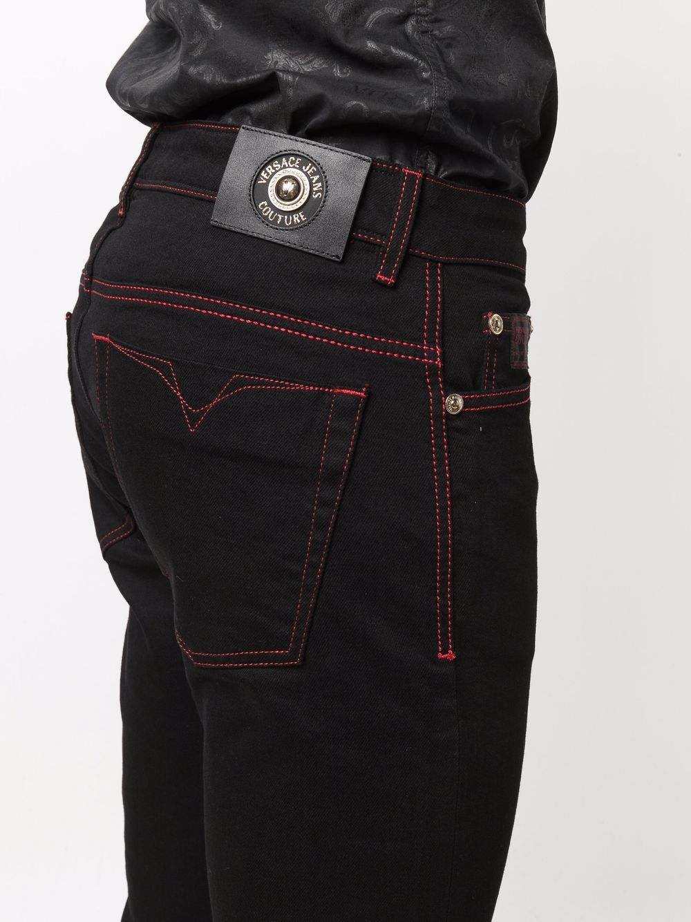 фото Versace jeans couture прямые джинсы средней посадки