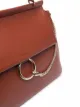 Chloé Bolsa de ombro Faye com detalhe de corrente