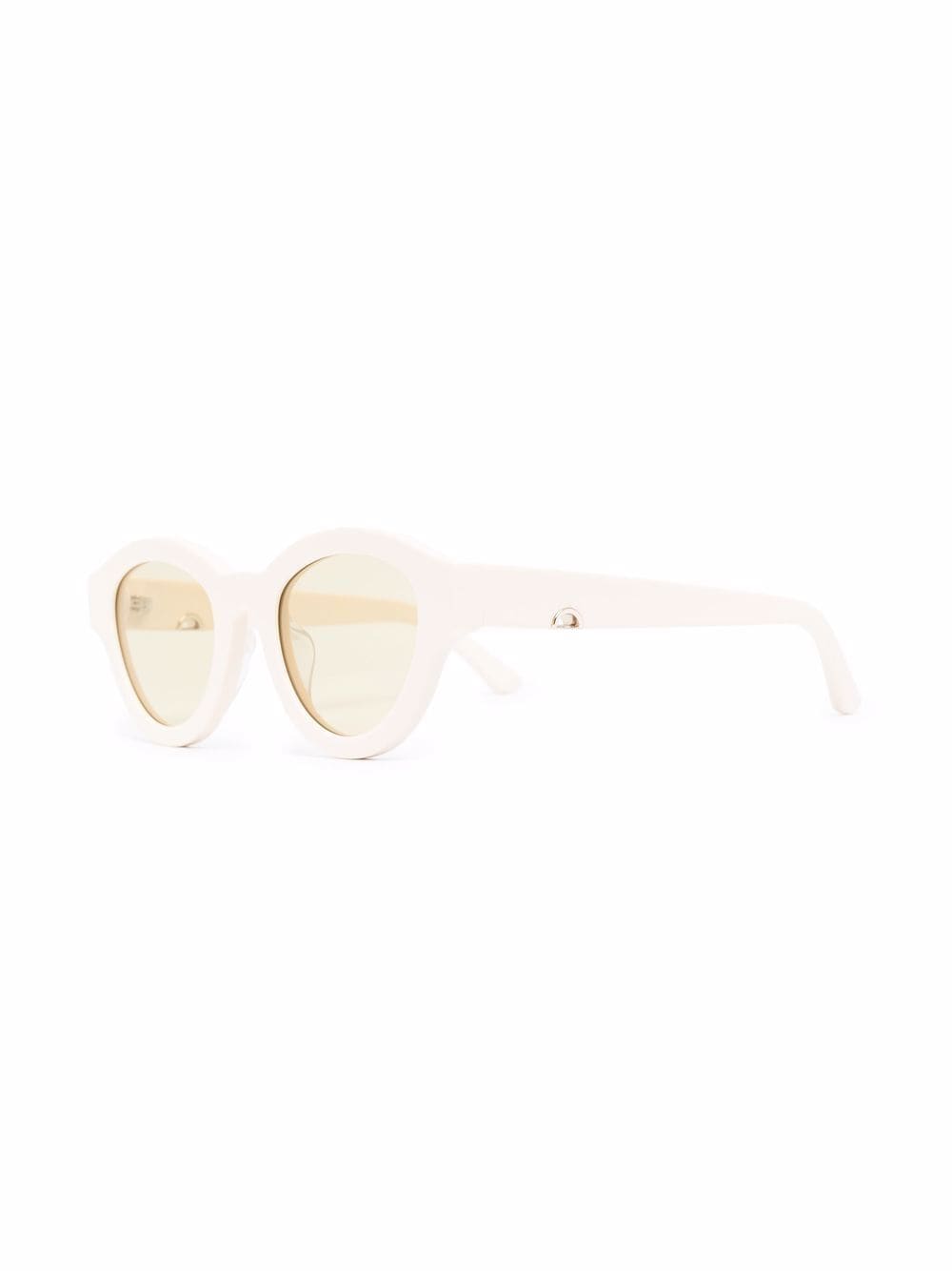 HUMA EYEWEAR Dug zonnebril met rond montuur - Beige