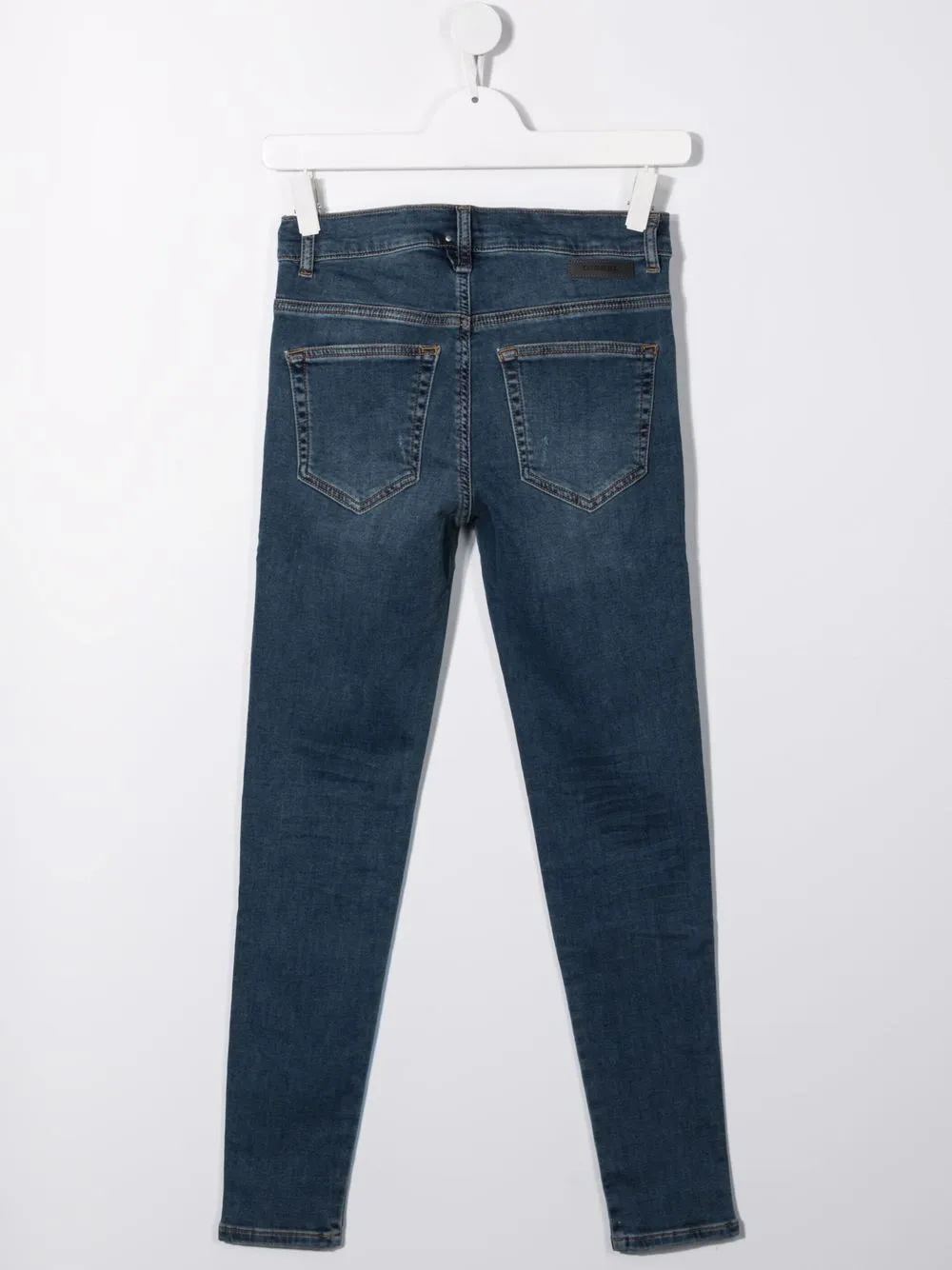 фото Diesel kids джинсы скинни с завышенной талией