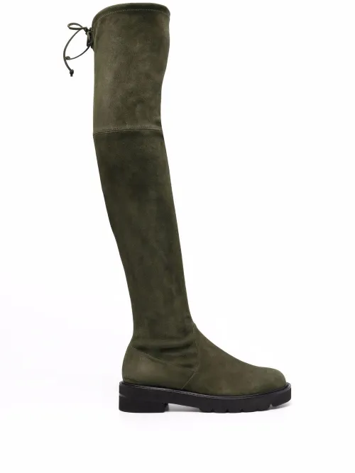 Bottines Lowland Lift en daim - Stuart Weitzman - Modalova