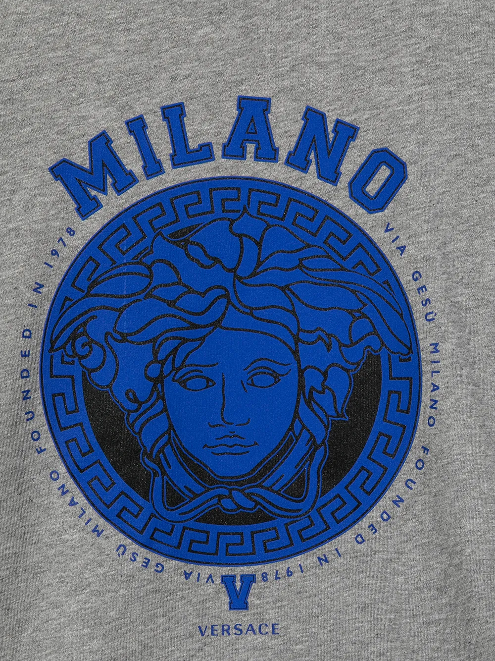 фото Versace kids футболка с длинными рукавами и принтом medusa