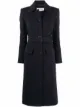 Image 1 of Saint Laurent belted single-breasted coat