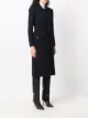 Saint Laurent belted single-breasted coat