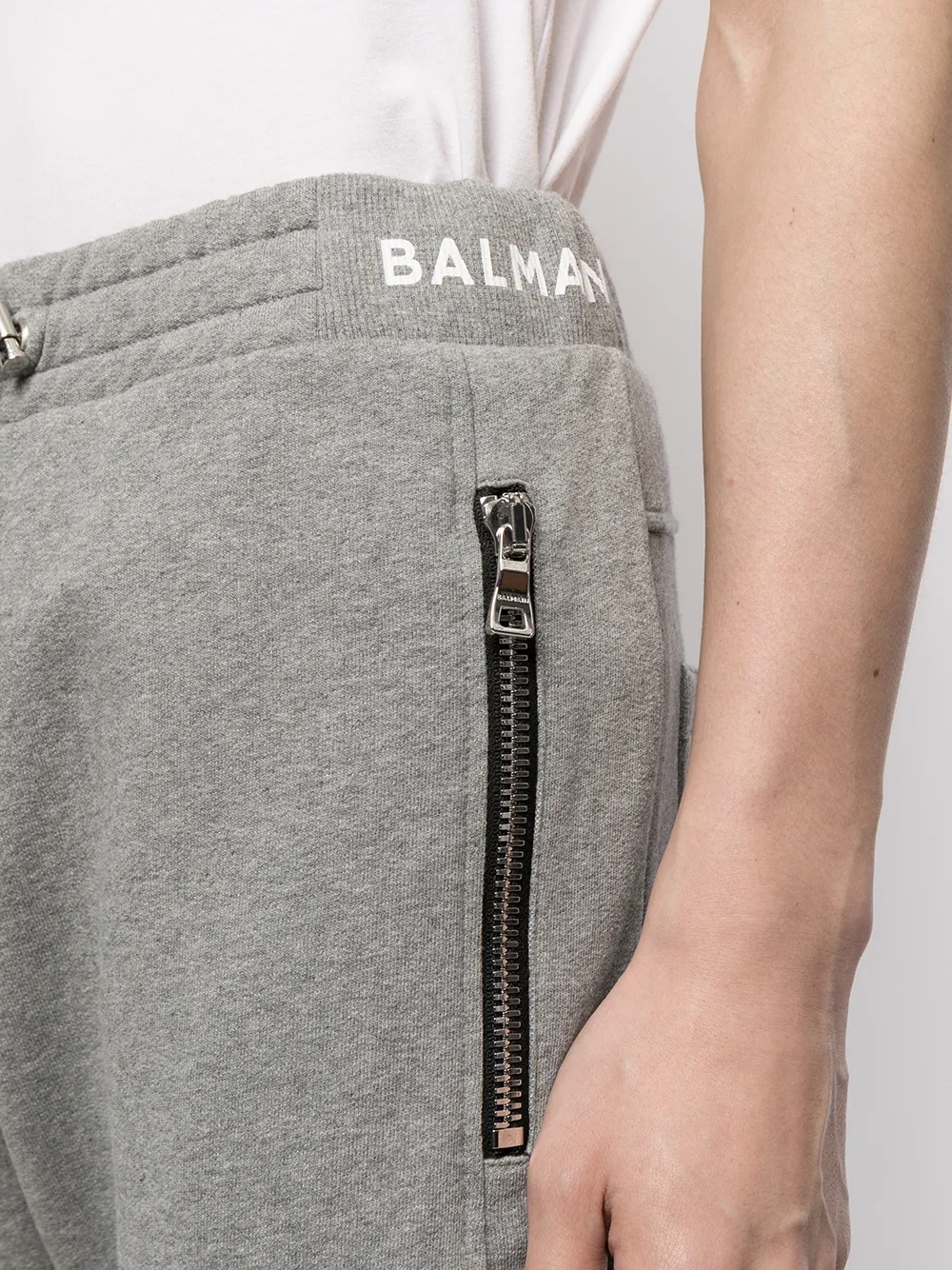 фото Balmain спортивные брюки с принтом