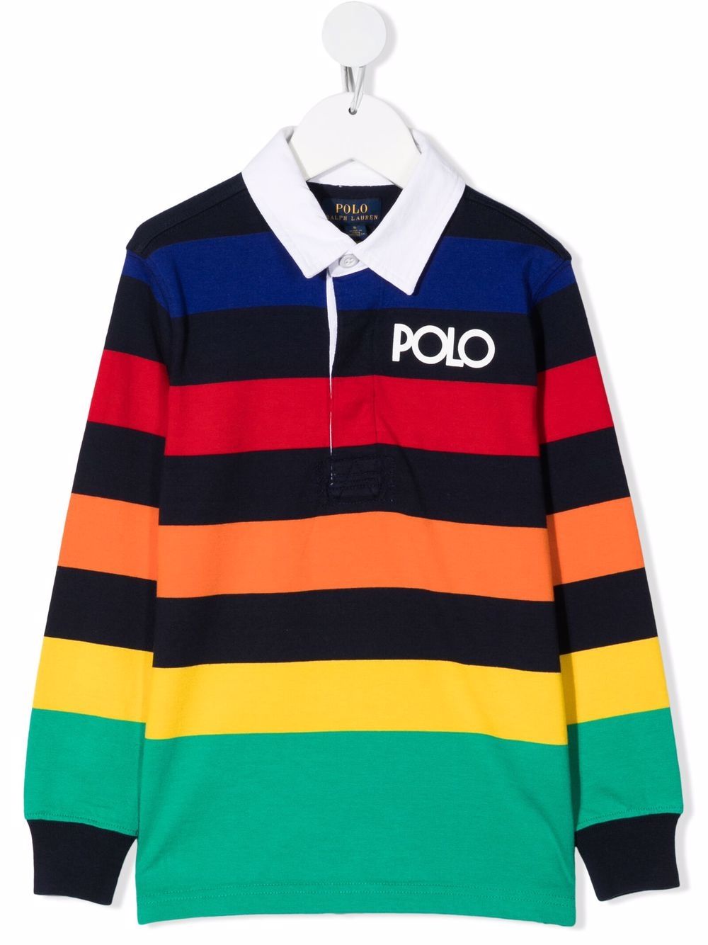 Polo Ralph Lauren Kids' Chest Logo-print Polo Shirt In Green