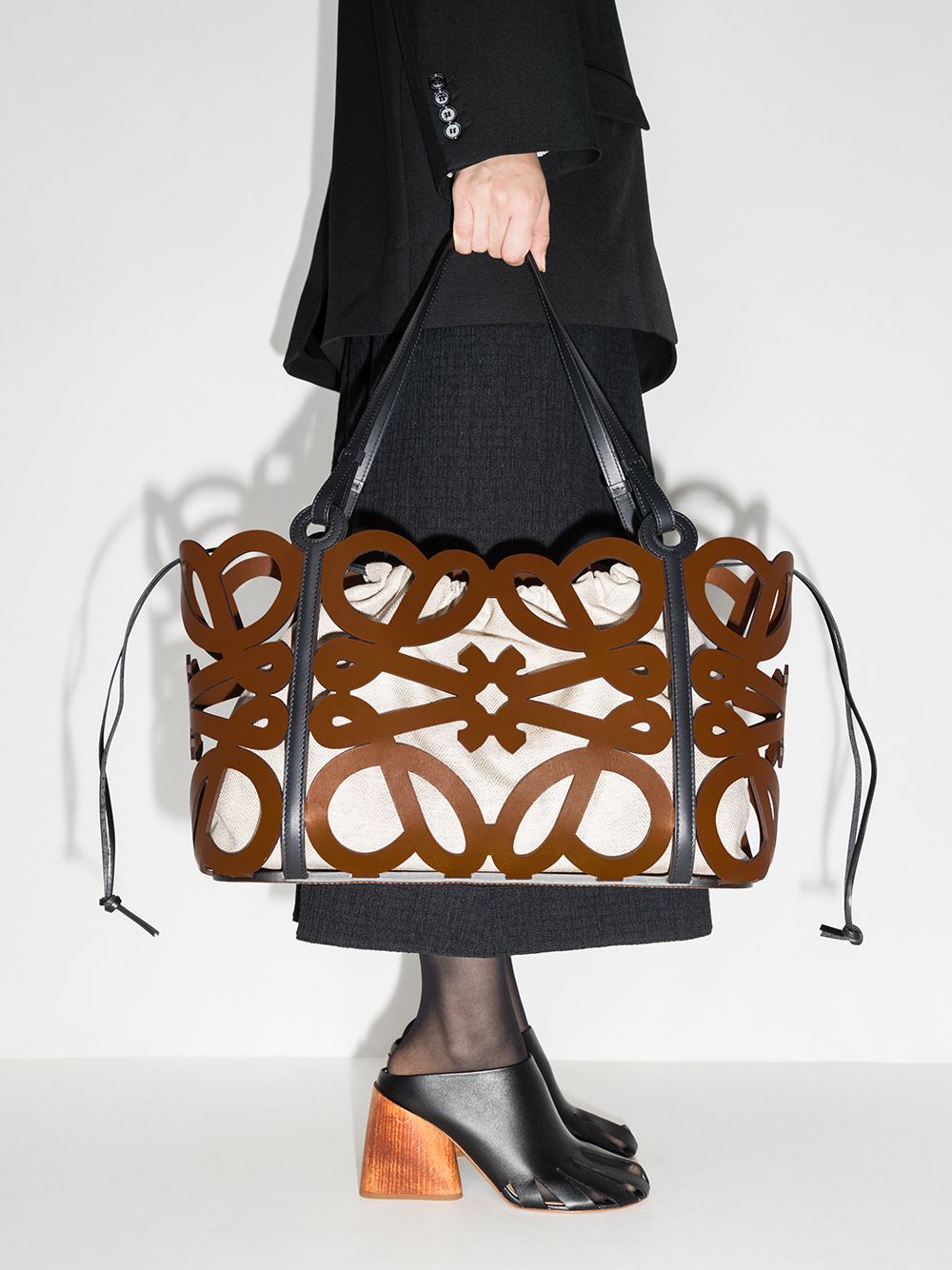 Loewe Has A Leather Cut-Out Tote That's Quite A Beauty - BAGAHOLICBOY