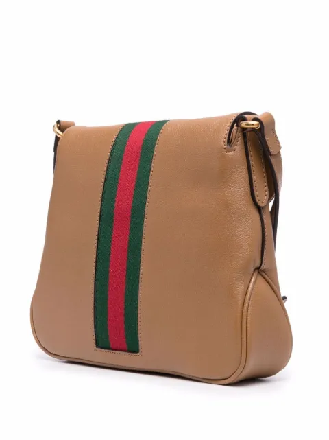 gucci logo plaque shoulder bag