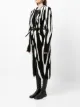 Rick Owens Gethsemane zebra-pattern coat