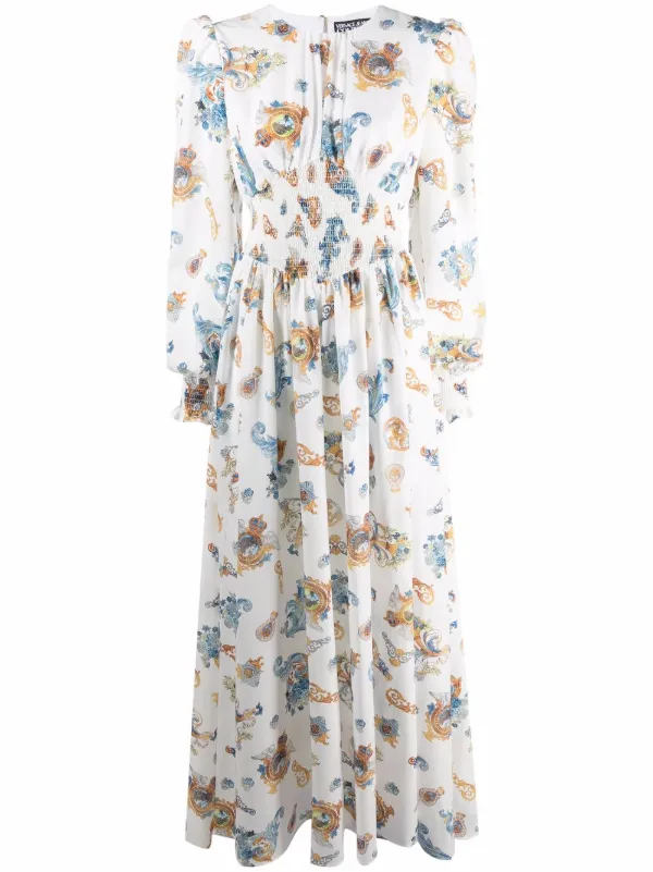 Versace print maxi dress Clearance