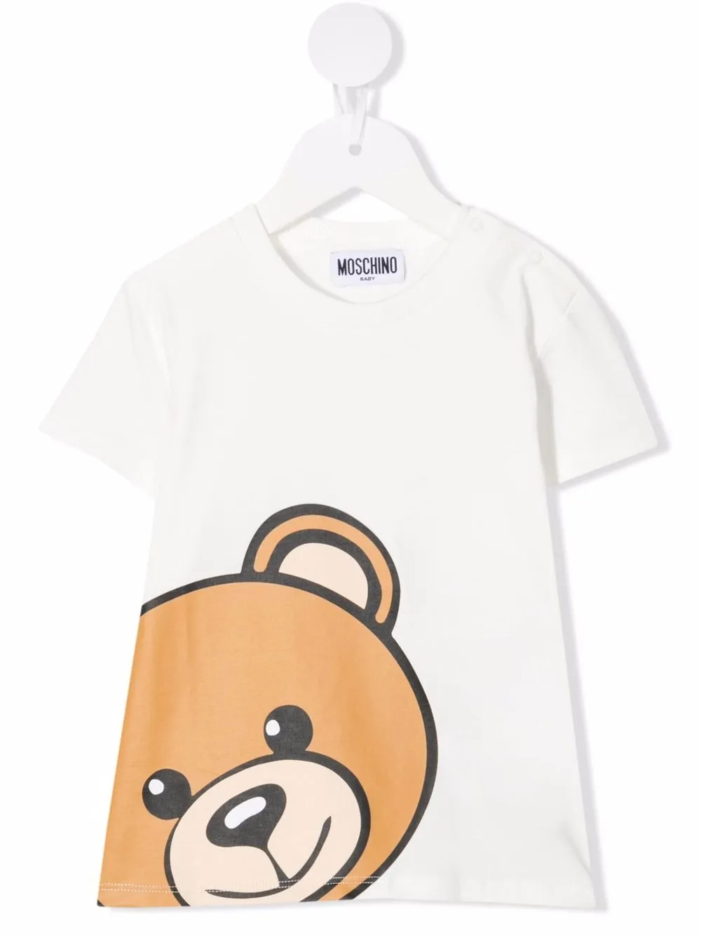 фото Moschino kids футболка с принтом teddy