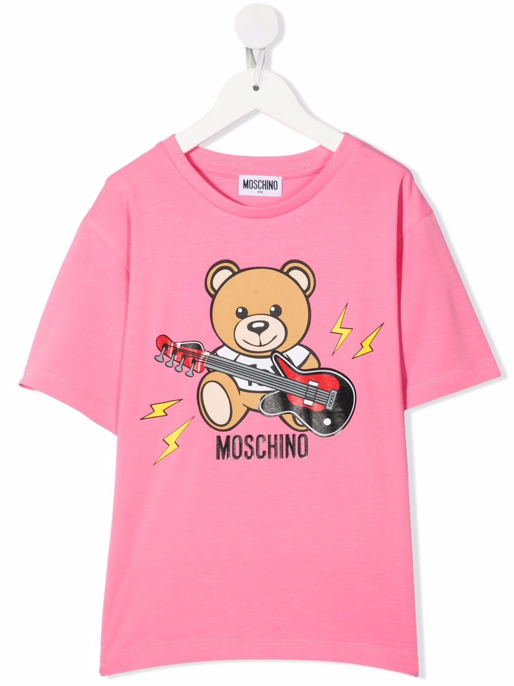 фото Moschino kids футболка с логотипом