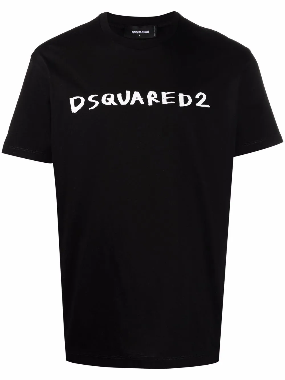 

Dsquared2 playera con logo estampado - Negro