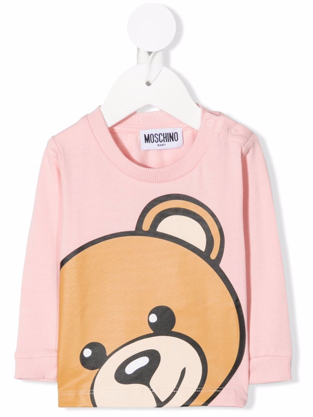 фото Moschino kids толстовка с принтом teddy bear